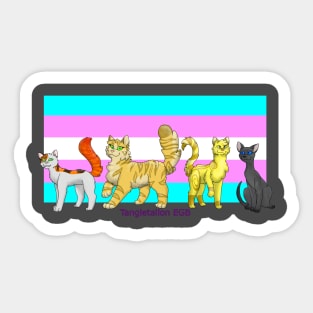 Trans Warrior Cats Sticker